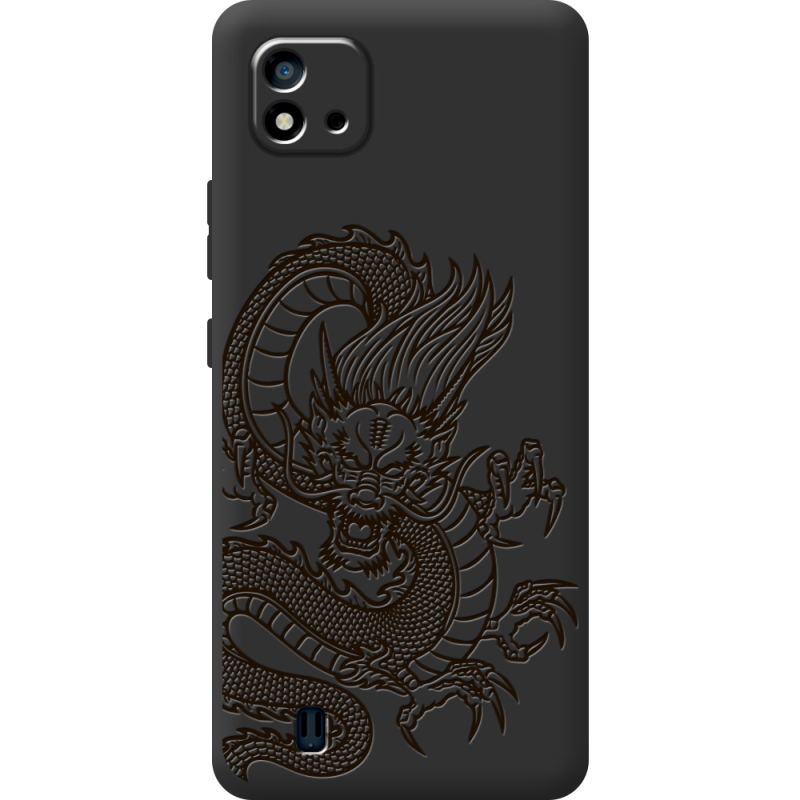 Черный чехол BoxFace Realme C11 2021 Chinese Dragon