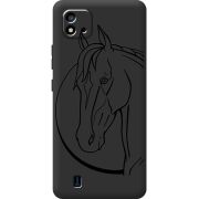 Черный чехол BoxFace Realme C11 2021 Horse