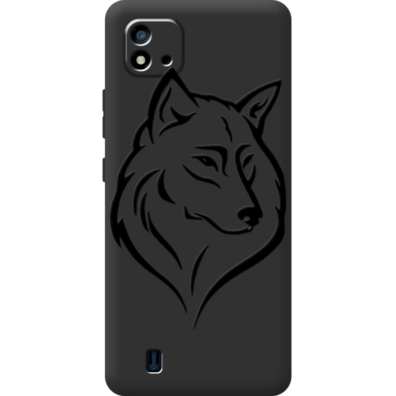 Черный чехол BoxFace Realme C11 2021 Wolf