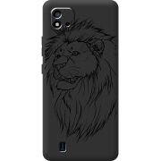 Черный чехол BoxFace Realme C11 2021 Lion