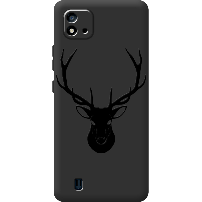 Черный чехол BoxFace Realme C11 2021 Deer