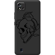 Черный чехол BoxFace Realme C11 2021 Skull and Roses