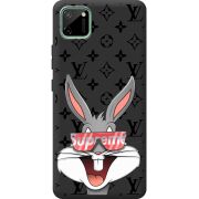 Черный чехол BoxFace Realme C11 looney bunny