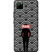 Черный чехол BoxFace Realme C11 Man Pattern