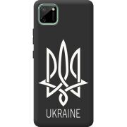 Черный чехол BoxFace Realme C11 Тризуб монограмма ukraine
