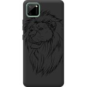 Черный чехол BoxFace Realme C11 Lion