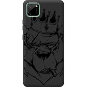 Черный чехол BoxFace Realme C11 Bear King