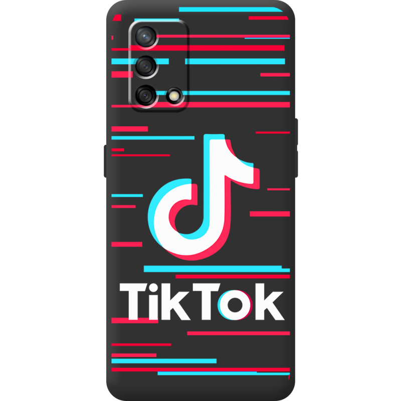 Черный чехол BoxFace OPPO A74 Tik Tok