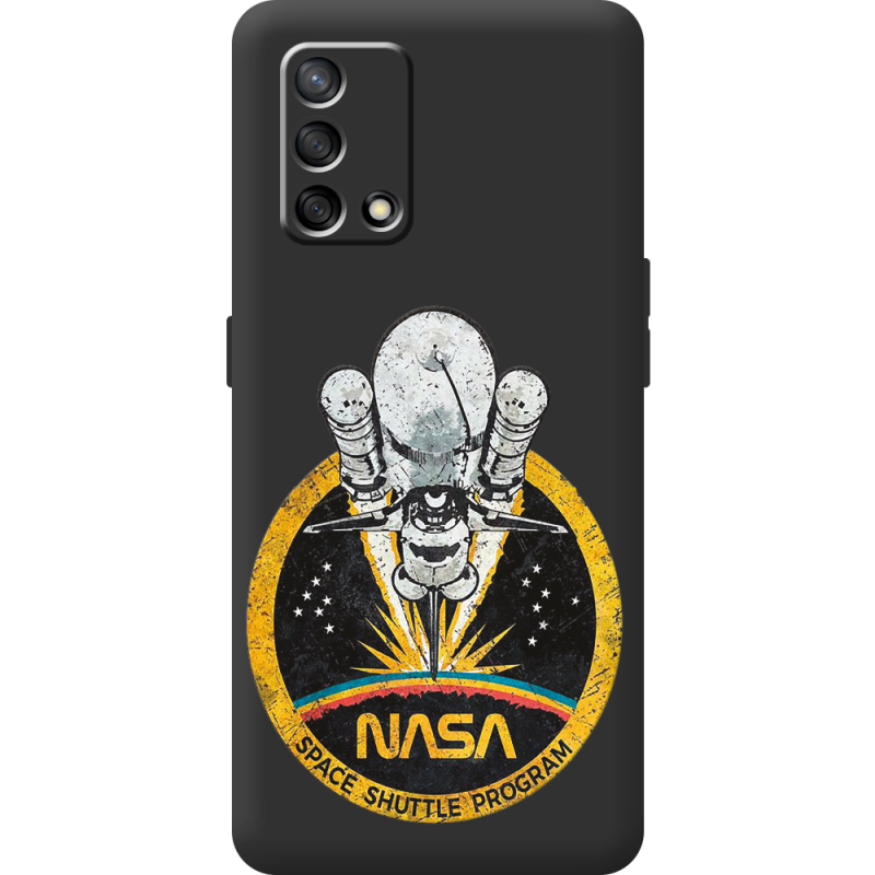 Черный чехол BoxFace OPPO A74 NASA Spaceship