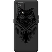 Черный чехол BoxFace OPPO A74 Owl