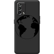 Черный чехол BoxFace OPPO A74 Earth