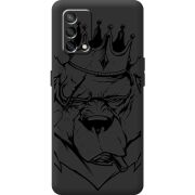 Черный чехол BoxFace OPPO A74 Bear King