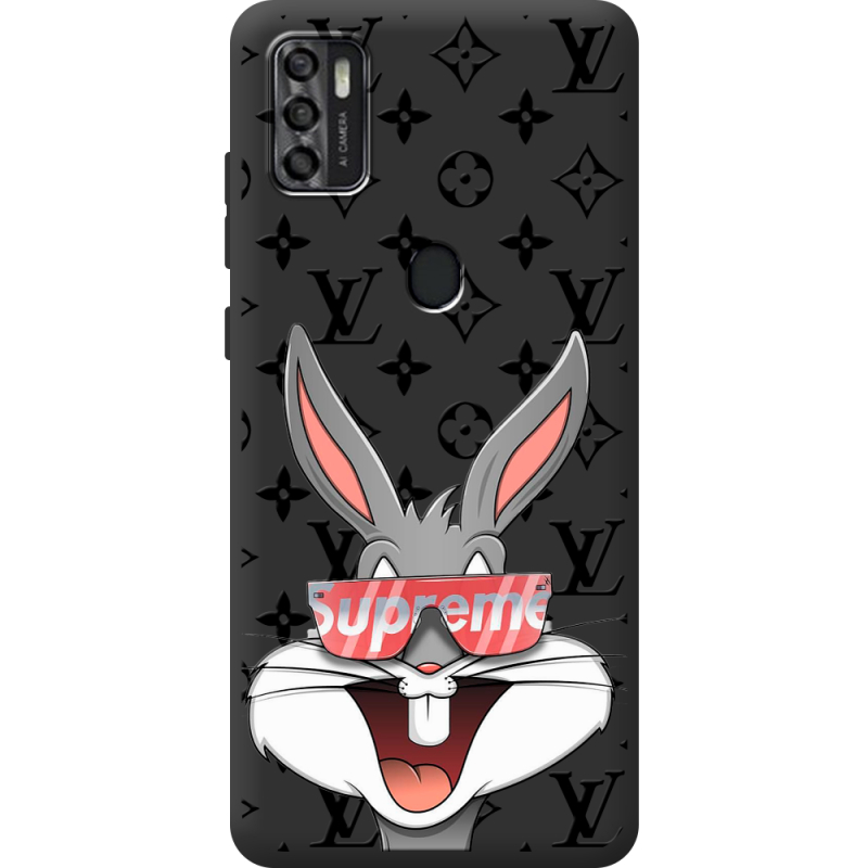 Черный чехол BoxFace ZTE Blade A7S 2020 looney bunny