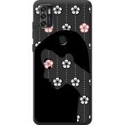 Черный чехол BoxFace ZTE Blade A7S 2020 Flower Hair