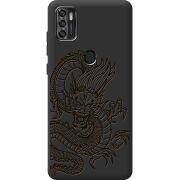 Черный чехол BoxFace ZTE Blade A7S 2020 Chinese Dragon