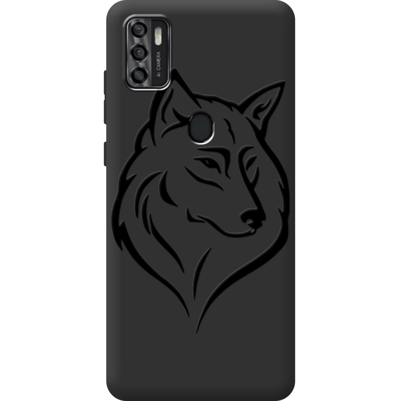 Черный чехол BoxFace ZTE Blade A7S 2020 Wolf