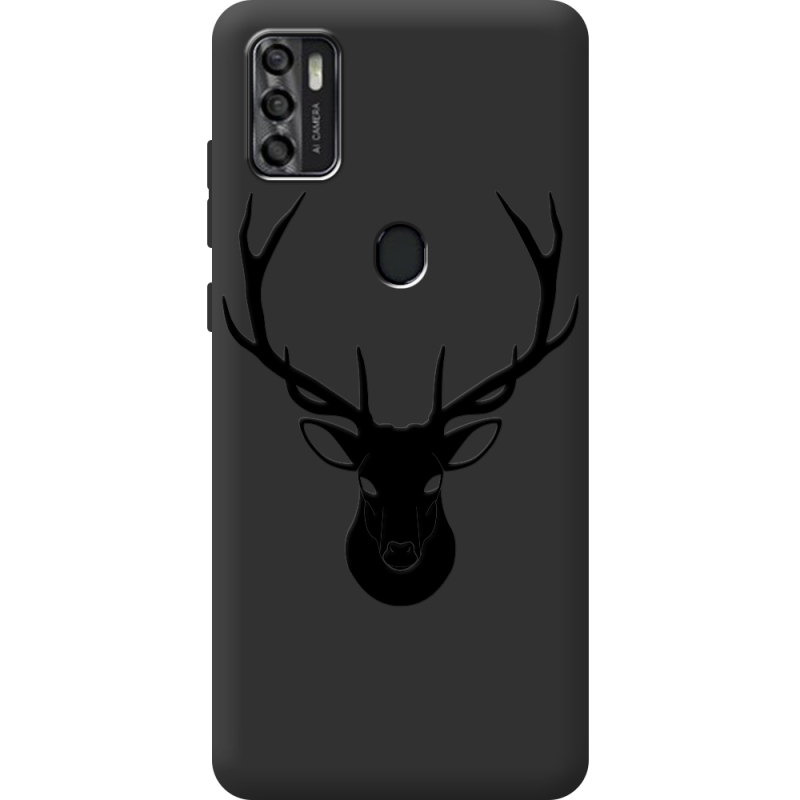 Черный чехол BoxFace ZTE Blade A7S 2020 Deer