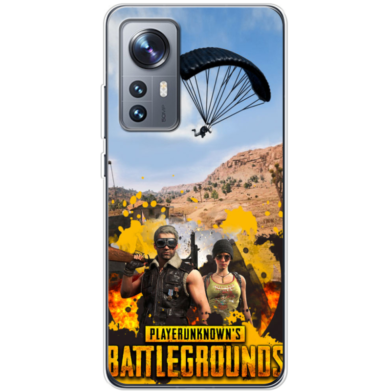 Чехол BoxFace Xiaomi 12 / 12X Pubg parachute