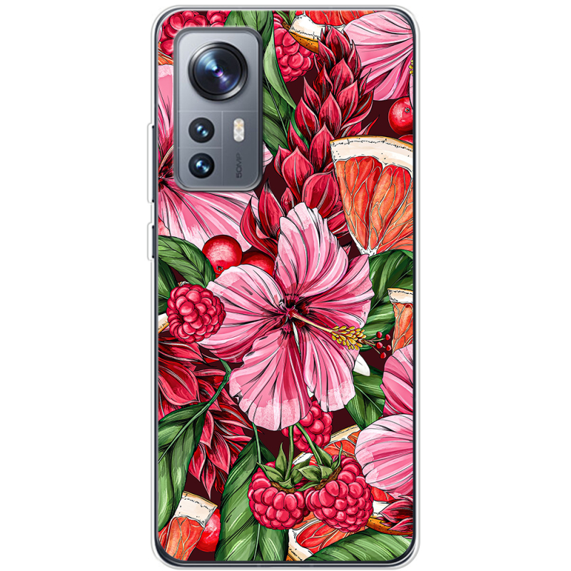 Чехол BoxFace Xiaomi 12 / 12X Tropical Flowers