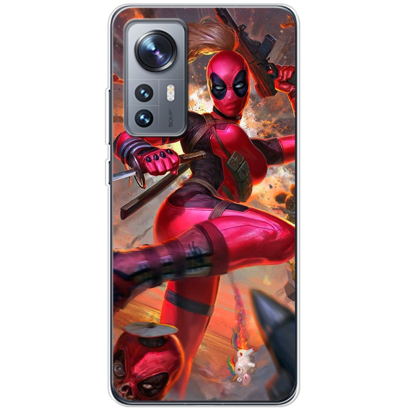 Чехол BoxFace Xiaomi 12 / 12X Woman Deadpool