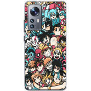 Чехол BoxFace Xiaomi 12 / 12X Anime Stickers