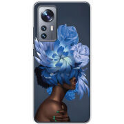 Чехол BoxFace Xiaomi 12 / 12X Exquisite Blue Flowers