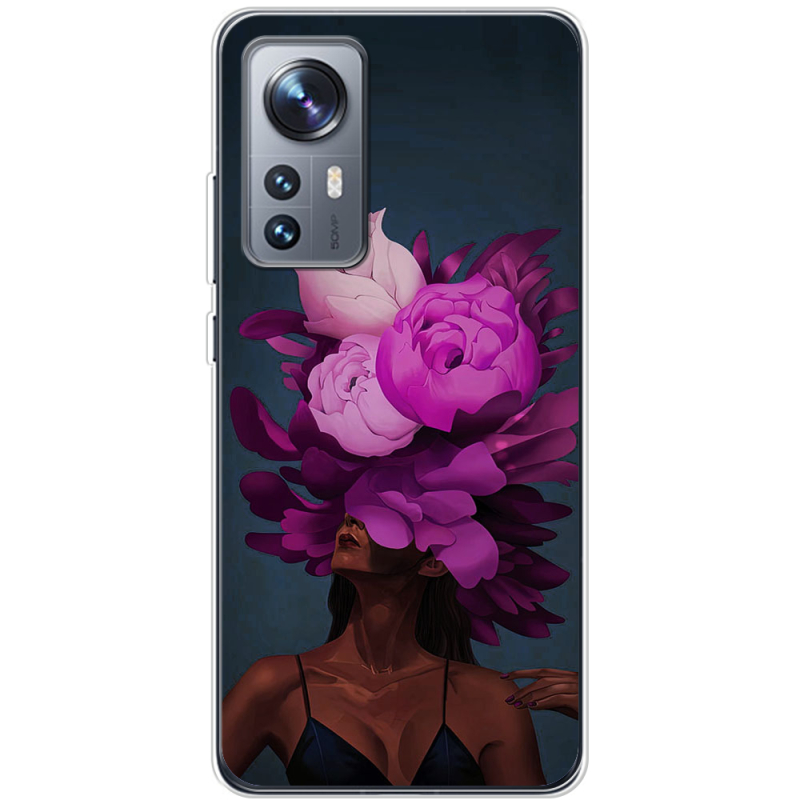 Чехол BoxFace Xiaomi 12 / 12X Exquisite Purple Flowers