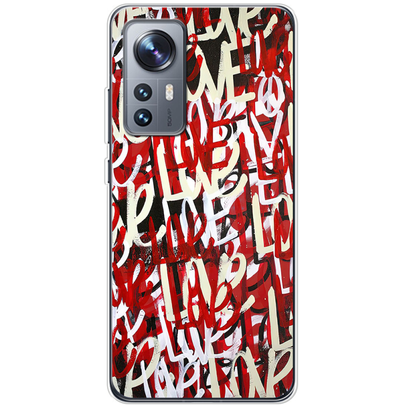 Чехол BoxFace Xiaomi 12 / 12X Love Graffiti