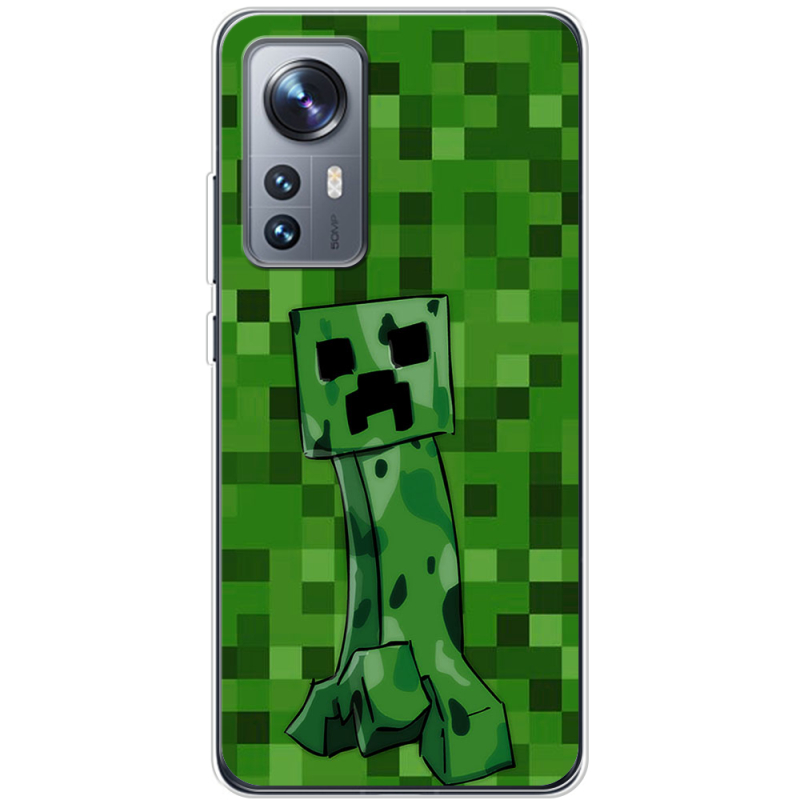 Чехол BoxFace Xiaomi 12 / 12X Minecraft Creeper