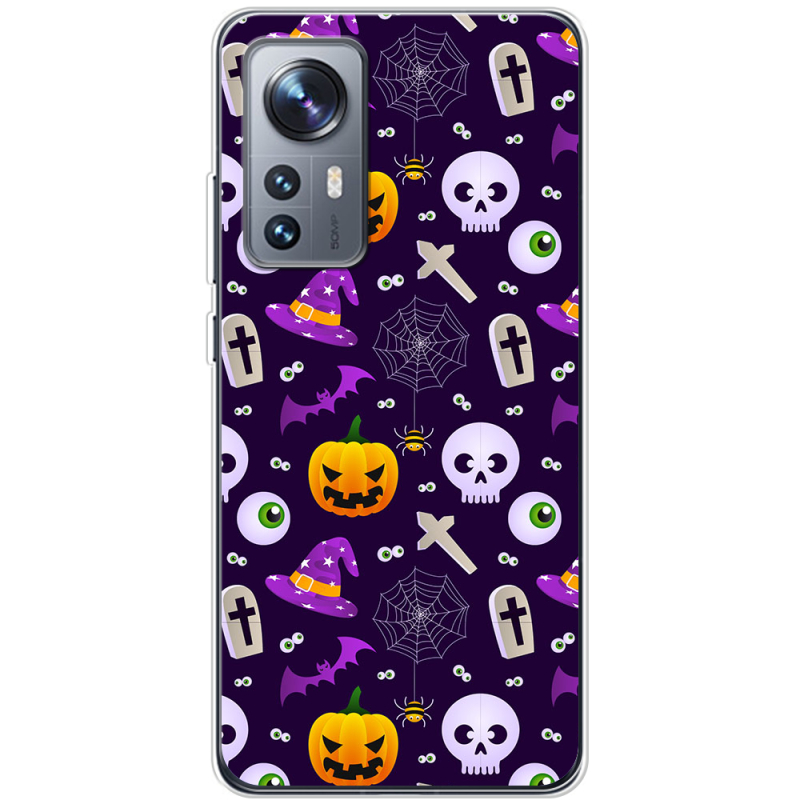 Чехол BoxFace Xiaomi 12 / 12X Halloween Purple Mood