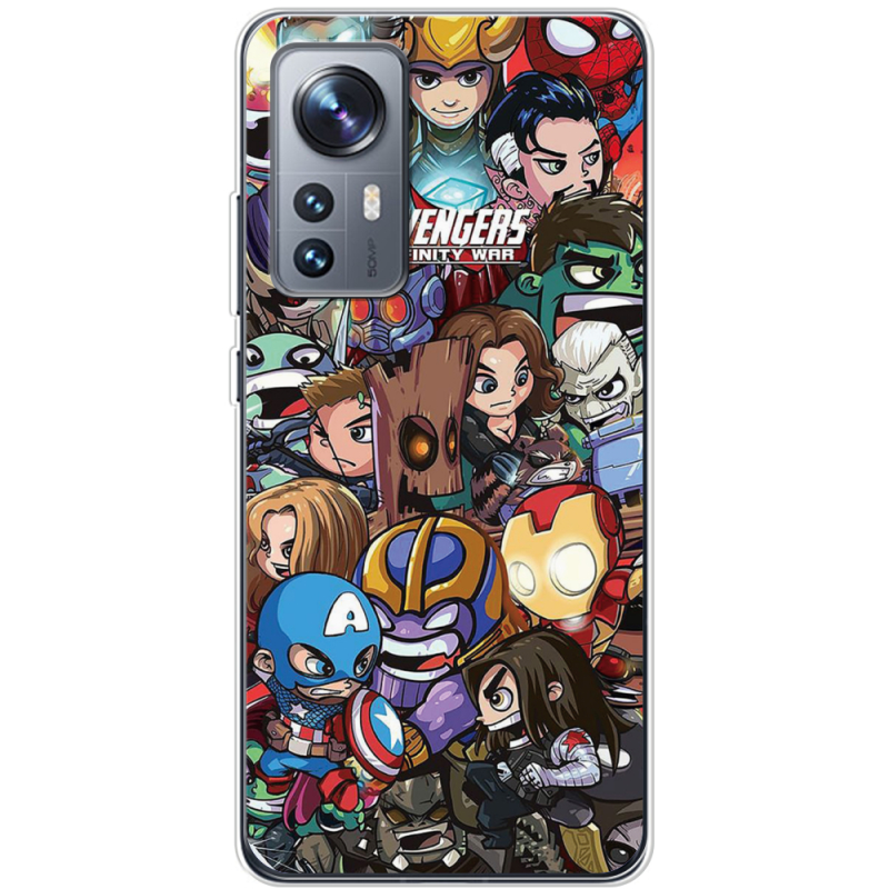Чехол BoxFace Xiaomi 12 / 12X Avengers Infinity War