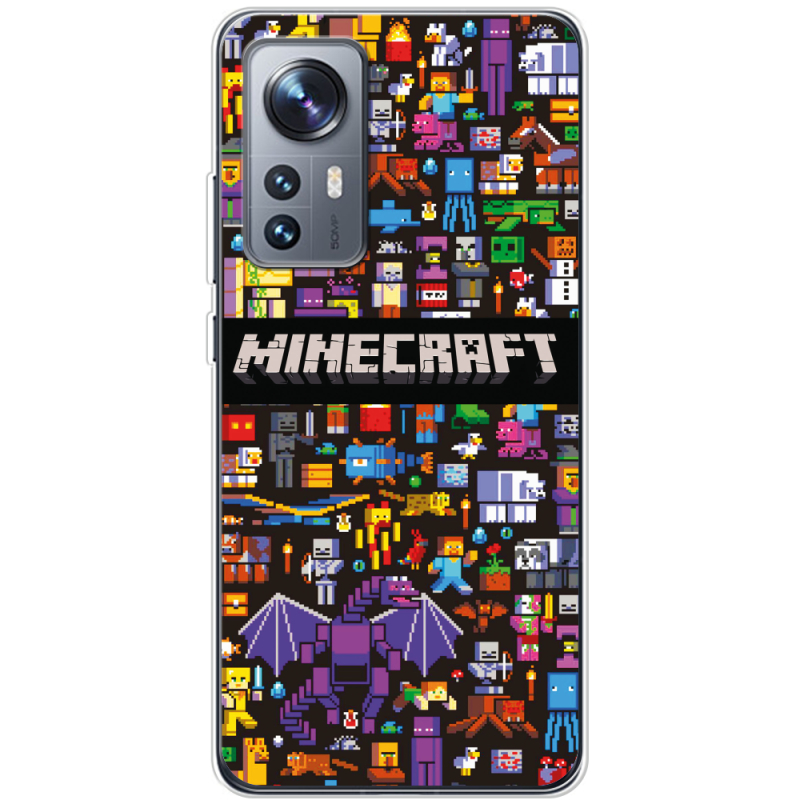 Чехол BoxFace Xiaomi 12 / 12X Minecraft Mobbery