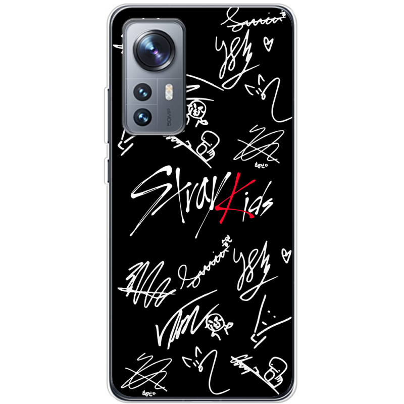 Чехол BoxFace Xiaomi 12 / 12X Stray Kids автограф