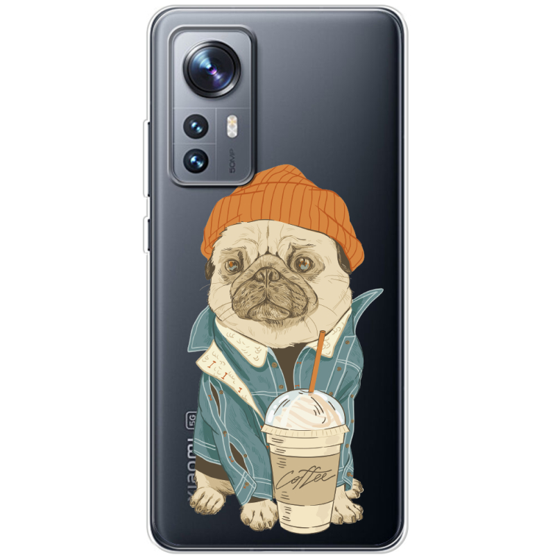 Прозрачный чехол BoxFace Xiaomi 12 / 12X Dog Coffeeman