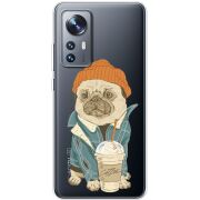 Прозрачный чехол BoxFace Xiaomi 12 / 12X Dog Coffeeman