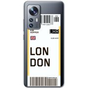 Прозрачный чехол BoxFace Xiaomi 12 / 12X Ticket London