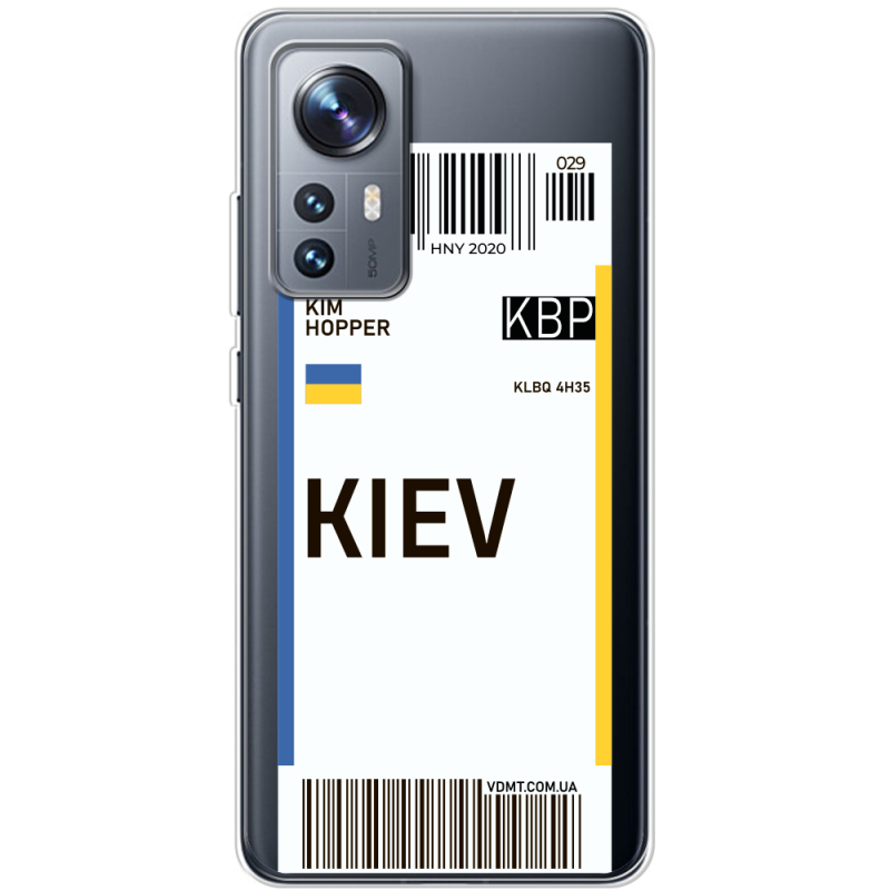 Прозрачный чехол BoxFace Xiaomi 12 / 12X Ticket Kiev