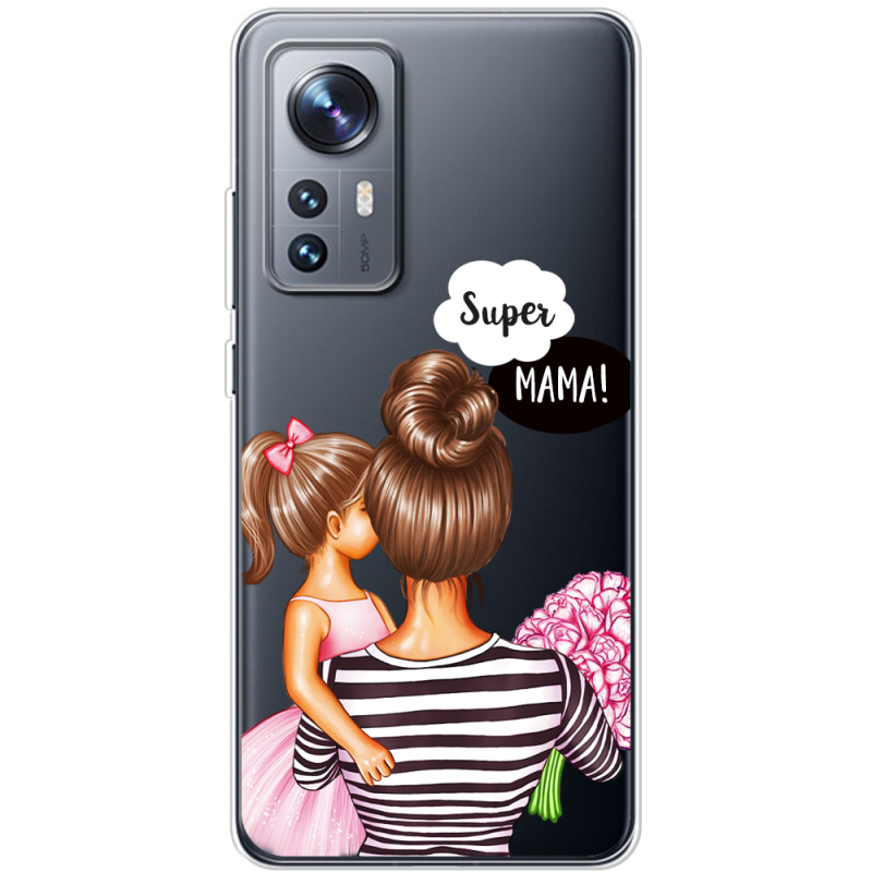 Прозрачный чехол BoxFace Xiaomi 12 / 12X Super Mama and Daughter