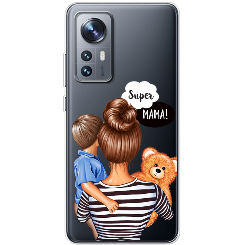 Прозрачный чехол BoxFace Xiaomi 12 / 12X Super Mama and Son