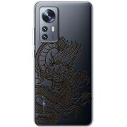 Прозрачный чехол BoxFace Xiaomi 12 / 12X Chinese Dragon