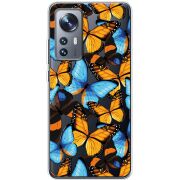 Прозрачный чехол BoxFace Xiaomi 12 / 12X Butterfly Morpho