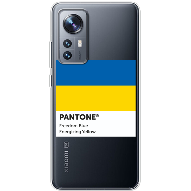 Прозрачный чехол BoxFace Xiaomi 12 / 12X Pantone вільний синій