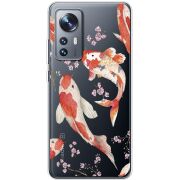 Прозрачный чехол BoxFace Xiaomi 12 / 12X Japanese Koi Fish