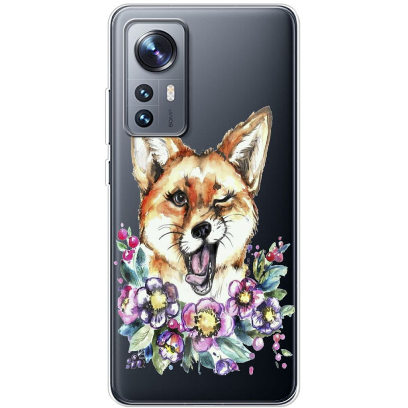 Прозрачный чехол BoxFace Xiaomi 12 / 12X Winking Fox