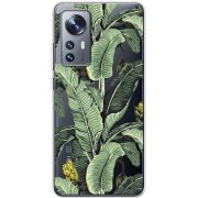 Прозрачный чехол BoxFace Xiaomi 12 / 12X Banana Leaves