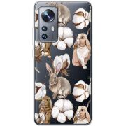 Прозрачный чехол BoxFace Xiaomi 12 / 12X Cotton and Rabbits