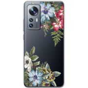 Прозрачный чехол BoxFace Xiaomi 12 / 12X Floral