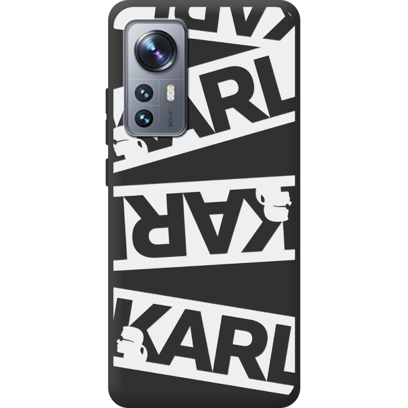 Черный чехол BoxFace Xiaomi 12 / 12X White Karl