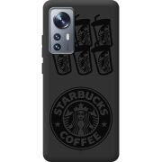 Черный чехол BoxFace Xiaomi 12 / 12X Black Coffee