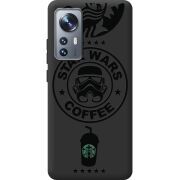 Черный чехол BoxFace Xiaomi 12 / 12X Dark Coffee